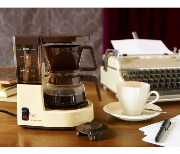 Melitta Ekspres przelewowy Aromaboy beżowy/brązowy - 1227612 - zdjęcie 3